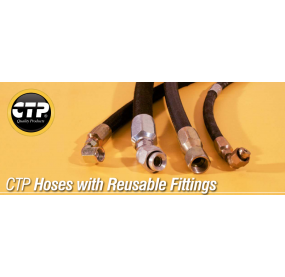 CTP Hoses with Reusable Fittings